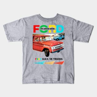 FORD V8 TRUCKS - advert Kids T-Shirt